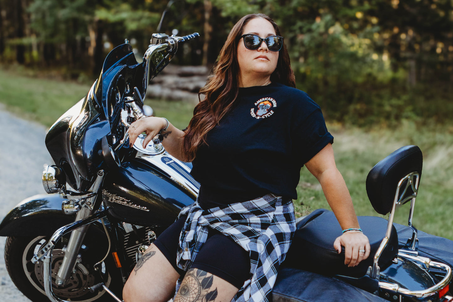 American Iron Classic Black Tee